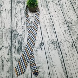 Polo Mens Neck Tie, 59", Blue, Yellow, Orange